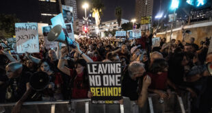 Crowds gather in Tel Aviv, marking 200 days of hostages being held in Gaza