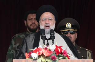 Iran's president made no mention of the Israeli attack while praising the attack the previous weekend