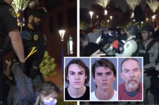 Police arrested 69 people from a camp at Arizona State University