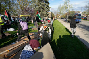 The University of Wisconsin-Milwaukee warns that camping on campus is illegal